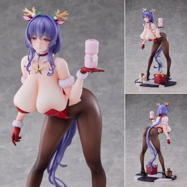 サキュバスホームステイ 咲舞紫織 クリスマスコスチューム 特別 Ver. 1/6 完成品フィギュア 特典付き限定版[PinkMango]