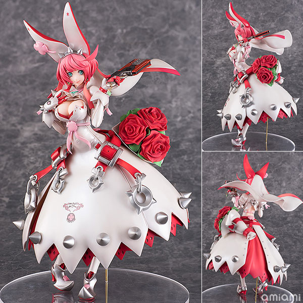 GUILTY GEAR Xrd -SIGN- エルフェルト=ヴァレンタイン 1/7 完成品フィギュア[アクアマリン]愛らしい表情はもちろんのこと、装飾たっぷりのドレスやバラ等魅力を引き立てるアイテムを緻密に再現。