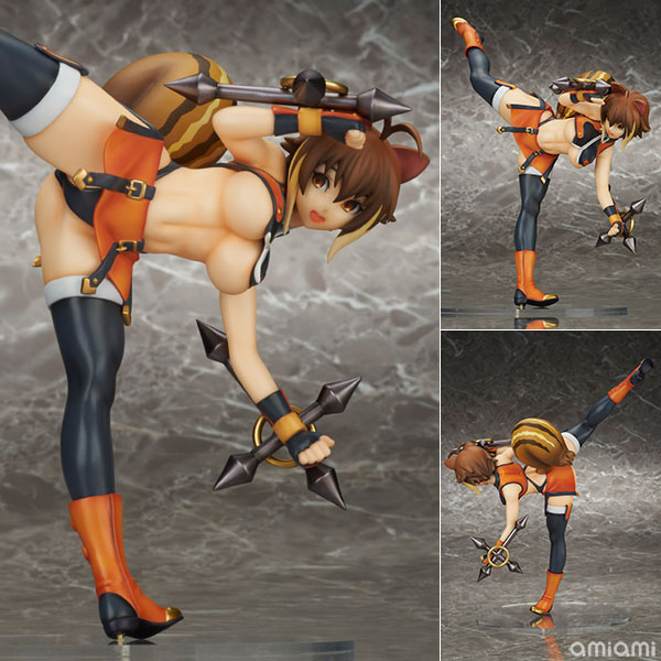 BLAZBLUE CENTRALFICTION マコト=ナナヤ 1/7 完成品フィギュア[ベルファイン]スピードとパワーを兼ね備えたインファイター「マコト=ナナヤ」の鍛えられ引き締まってもしなやかさを失わない肉体を、原型師zenkoがこだわりぬいて造型！