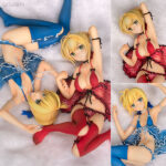 Fate/EXTELLA ネロ・クラウディウス＆アルトリア・ペンドラゴン 1/7 完成品フィギュア[アルファマックス]『Fate/EXTELLA』より、赤のセイバー ネロ・クラウディウスと青のセイバー アルトリア・ペンドラゴンが2体セットで登場！
