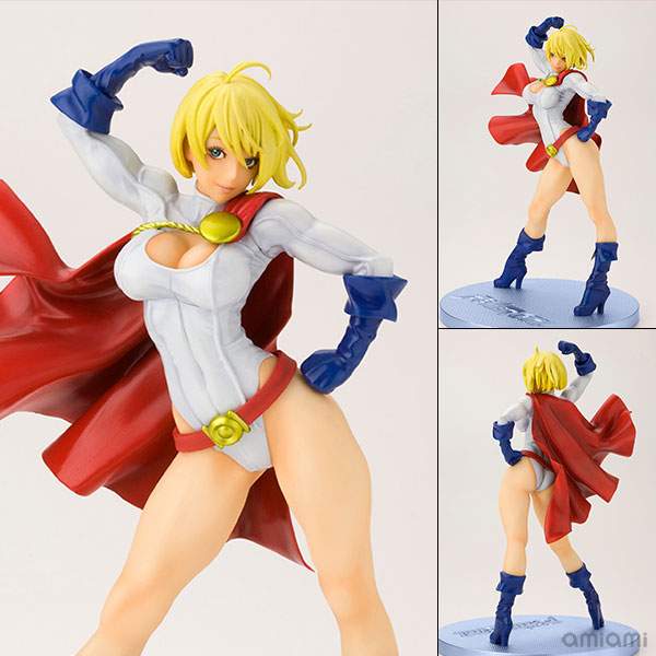 DC COMICS美少女 パワーガール セカンドエディション 1/7 完成品フィギュア[コトブキヤ]1970年代に登場し、活躍を続けるパワーガールを、おなじみのイラストレーター山下しゅんや氏が日本の美少女テイストを加えてBISHOUJO化！