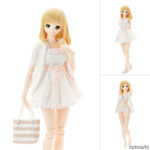 Iris Collect(アイリス コレクト) ノワ / Sunshine vacation 完成品ドール[アゾン]読書が大好きなノワですが海に来るとちょっぴりはしゃぎ気味に？ボーダー柄のバッグに水着を入れてビーチへ出発です！