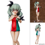 ガールズ＆パンツァー 戦車道大作戦！ アンチョビ 完成品フィギュア[ユニオンクリエイティブ]大人気アプリゲーム『ガールズ＆パンツァー 戦車道大作戦！』よりほどいた髪とバスタオル姿の「アンチョビ」をノリと勢いで立体化！