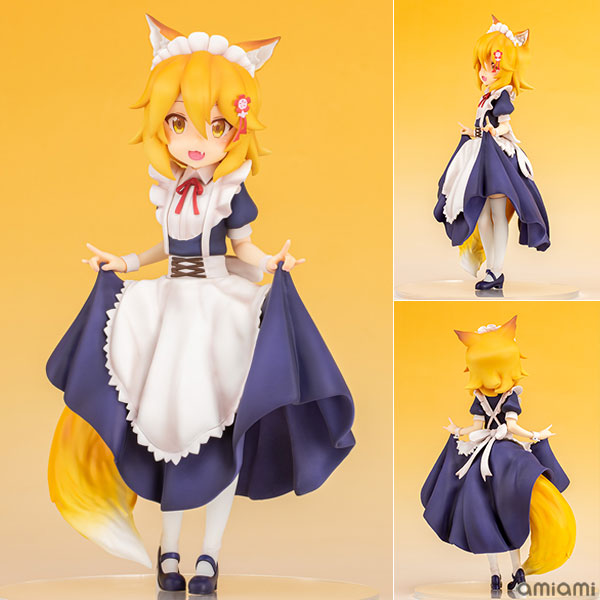 世話やきキツネの仙狐さん 仙狐 メイドver 1/7 完成品フィギュア[FOTS JAPAN]狐耳と尻尾が魅力的な「仙狐さん」が、疲労困憊の日々を過ごすあなたをお世話し、癒やすために立体化！