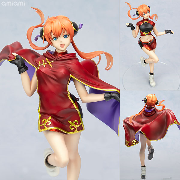 G.E.M.シリーズ 銀魂 神楽 大人ver. 完成品フィギュア[メガハウス]おおきく！成長した彼女が無邪気にまっすぐこちらに向かってくる元気ポーズです。上半身のパーツ差し替えでさらに成長したボディも体感できます。