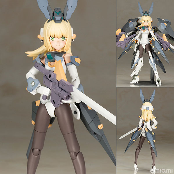 フレームアームズ・ガール ゼルフィカール ST Ver. プラモデル[コトブキヤ]柳瀬敬之氏デザインによるフレームアームズ「ゼルフィカール」を、島田フミカネ氏が美少女化したイラストをもとに遂に立体化しました！
