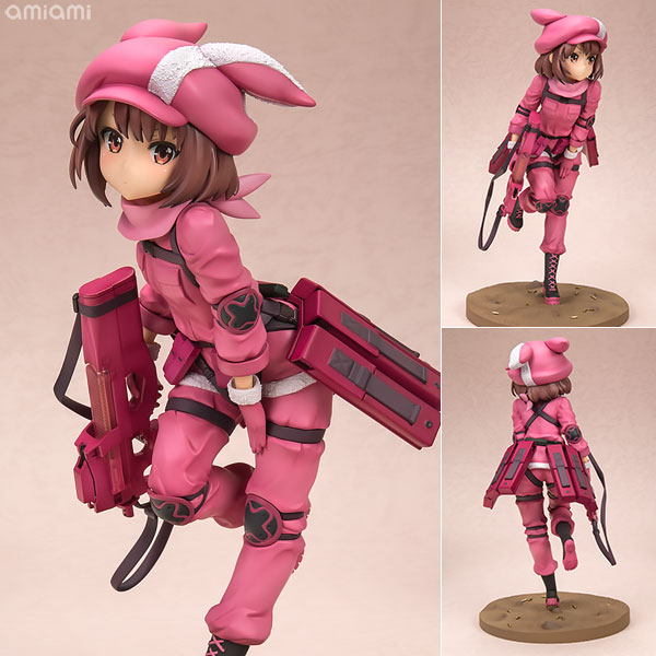 ガンゲイル・オンライン レン～Desert Bullet Ver.～ 1/7 完成品フィギュア[プラム]柔らかそうなほっぺや凛々しい目元などフィギュア本体は勿論、装備にもこだわりが満点！身体をつつむ装備はアニメ設定画を徹底再現で造形しました。