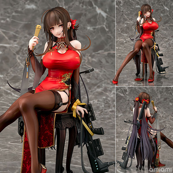 ドールズフロントライン Gd DSR-50 ～春牡丹～ 1/7 完成品フィギュア[ファット・カンパニー]起伏に飛んだ抜群のスタイルに、それを強調するチャイナドレス、こちらを惑わせるような表情やホーズなど彼女の艶めかしさを余すことなく再現しました。