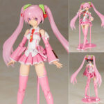 フレームアームズ・ガール フレームミュージック・ガール 桜ミク プラモデル[コトブキヤ]コトブキヤ オリジナルコンテンツ「フレームアームズ・ガール」と「初音ミク」がコラボレーション。桜をイメージした可愛らしい装いの「フレームミュージック・ガール 桜ミク」が登場！