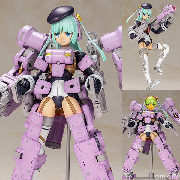 フレームアームズ・ガール グライフェン Ultramarine Violet Ver. プラモデル[コトブキヤ]木下ともたけ氏デザインによるメカデザインを木下氏が自ら美少女化したイラストをもとに立体化した「グライフェン」のカラーバリエーションキット！