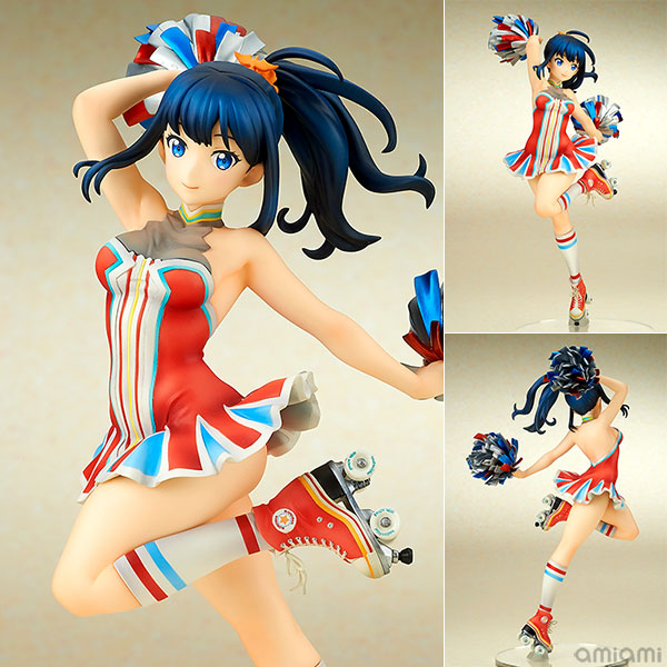 SSSS.GRIDMAN 宝多六花 チアガールstyle 1/7 完成品フィギュア[キューズQ]グリッドマンのカラーをモチーフにしたコスチュームは可愛さ抜群！両手のポンポンやローラースケートのディテールも見所です。