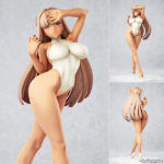 サブロー先生オリジナルイラスト 褐色ちゃん 1/7 完成品フィギュア[B´full FOTS JAPAN]健康的な褐色肌を余すことなく堪能できる白い水着姿でサブロー先生の描くムチムチボディを見事に再現！