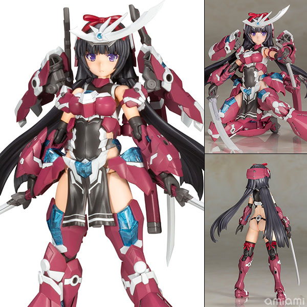 フレームアームズ・ガール マガツキ プラモデル[コトブキヤ]完全新規造形！ToMo氏、駒都えーじ氏デザイン『フレームアームズ・ガール マガツキ』を商品化！「鎧武者」をモチーフとした重厚なシルエットと装甲の組み換えを楽しめるアイテムです。