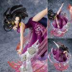 フィギュアーツZERO [EXTRA BATTLE] ボア・ハンコック-頂上決戦- 『ONE PIECE』[BANDAI SPIRITS]最後の勢力、王下七武海が登場！“芳香脚(パフューム・フェムル)”を華麗に放つ姿を、沸き立つ風を感じるような美しい造形で表現！