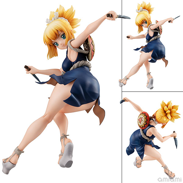 ギャルズシリーズ Dr.STONE コハク 完成品フィギュア[メガハウス]「Dr.STONE」より『コハク』がついにフィギュア化です！村一番の強さを誇るコハクを、アクロバティックな動きのあるポーズで造形しました。