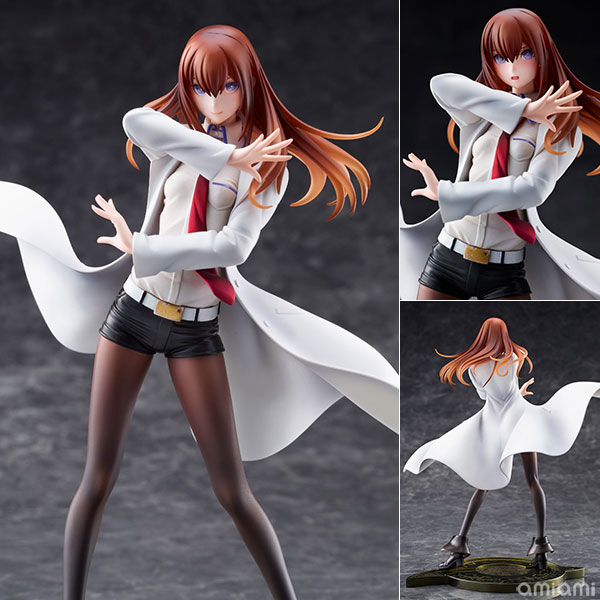 ドリームテック STEINS；GATE 牧瀬紅莉栖 白衣style 1/7 完成品フィギュア[WAVE]『STEINS；GATE』ヒロインの「牧瀬紅莉栖」を狂気のマッドサイエンティスト「鳳凰院凶真」の「厨二病」的なポーズにて立体化。