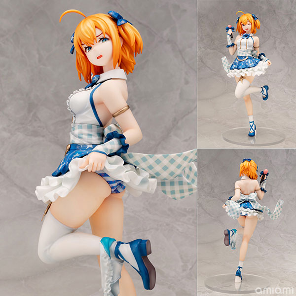 嫌な顔されながらおパンツ見せてもらいたい アイドルのYuina 1/7 完成品フィギュア[絵夢トイズ]『嫌パン』らしいキツめの表情と、アイドルらしい笑顔が選択可能！ムッチリなお尻と脚にかかった見せパンは必見です。
