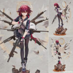 アークナイツ エクシア 昇進段階2 1/7 完成品フィギュア[グッドスマイルアーツ上海]大人気スマホゲーム『アークナイツ』より、ペンギン急便の一員「エクシア」が、「昇進段階2」のイラストをモチーフとしたスケールフィギュアで登場です。