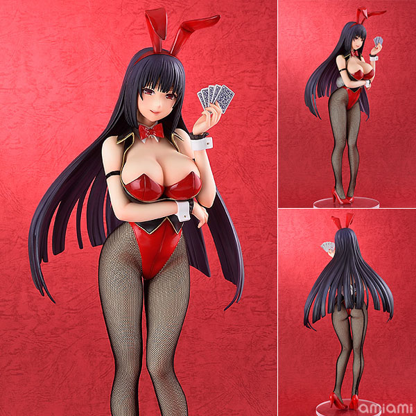 B-STYLE 賭ケグルイ×× 蛇喰夢子 バニーVer. 1/4 完成品フィギュア[フリーイング]大胆に開いた胸元や、美しくしなやかな足のラインなど、カードを手にし不敵な笑みを浮かべる夢子を存分にご堪能ください！