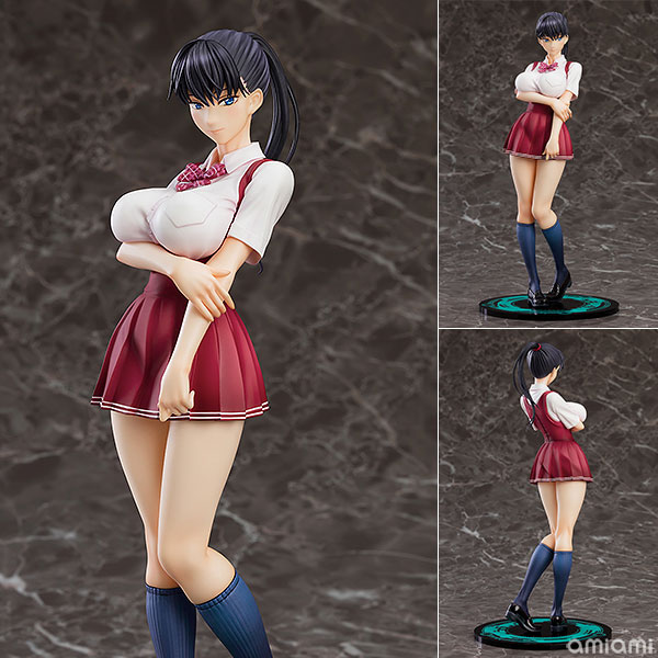 終末のハーレム 東堂晶 1/7 完成品フィギュア[未来工場]本作でも人気の高い「東堂晶」が制服姿でスケールフィギュア化！「笑顔」の他に交換用の「恥じらい顔」も付属しており、表情に応じたシチュエーションをお楽しみいただけます。