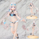 KDcolle ネコぱら バニラ メイド水着ver. 1/7 完成品フィギュア[KADOKAWA]NEKO WORKsが贈る、キュートなネコたちが織りなすハートフルコメディ『ネコぱら』より、水無月家の末妹双子ネコ・バニラがメイド水着姿で登場です。