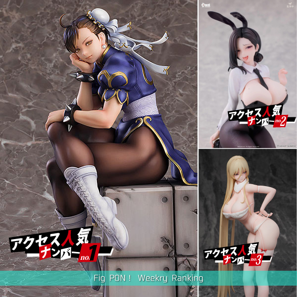 【週間フィギュア記事アクセスランキング】2026年3月9日～3月15日｜春麗フィギュア[マックスファクトリー]が1位！［ふぃぎゅぽん！週間ランキング］