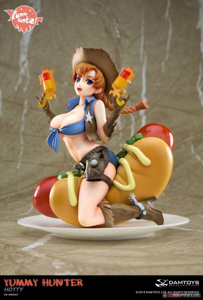 ヤミーハンター ファーストショット ホッティー 1/7 ABS＆PVC製 塗装済み完成品フィギュア［Dam Toy(ダムトイ)］西暦3000年、人類の移住先第二の惑星`ニューアース`にて人々に食べ物を取り戻すべく活躍するのが「ヤミーハンター」だ！