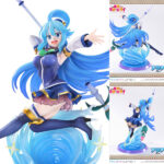 パーティの回復担当にして、トラブルメーカー。アニメ「この素晴らしい世界に祝福を！」から、「アクア」をフィギュア化しました。