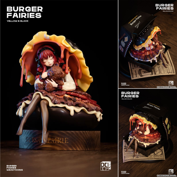 バーガーの妖精 – ブラック デラックス版 完成品フィギュア[WE ART DOING]