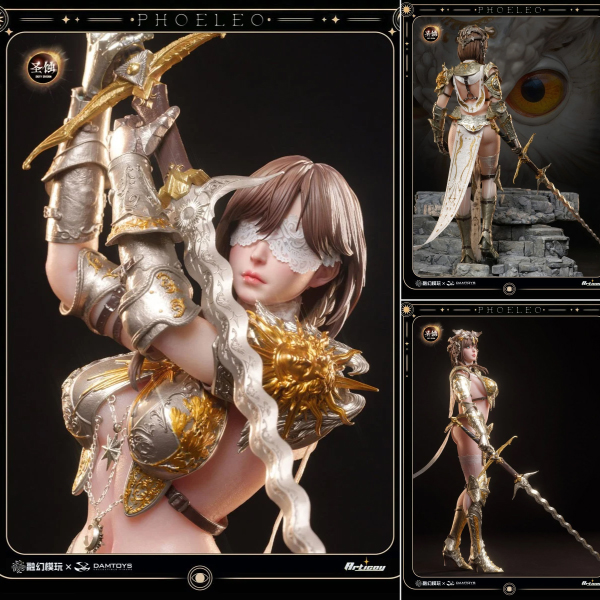 フュージョンファンタジー x ダムトイ 1/6 コレクティブル アクションフィギュア ディエティ・イロージョン シリーズ ホワイトアウル – フィリオ 造形ヘア版  1/6 ドール [Dam Toy][Fusion Fantasy]