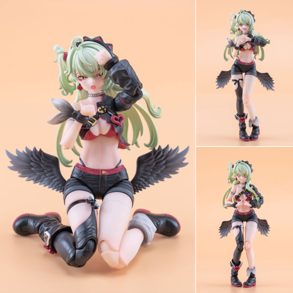 魔音天使・星川猫猫 1/12 完成品アクションフィギュア 緑髪Ver.[次元具象(EXSSRION)]