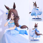 ゲーム『ウマ娘 プリティーダービー』より、内気で心優しいウマ娘「ライスシャワー」が、ウェディングドレス姿でスケールフィギュア化。