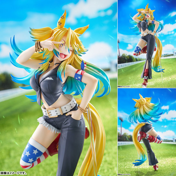 アニメ『ウマ娘 シンデレラグレイ』よりアメリカ代表のウマ娘「オベイユアマスター」が1/7スケールフィギュアで登場。