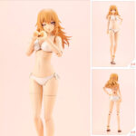 「アレンジウィッグ ウルフレイヤーカット」を一条星羅の髪色へ変更!!創彩少女庭園 一条星羅[水着]ヘアアレンジVer. 1/10 プラモデル[コトブキヤ]