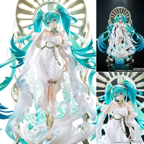 『キャラクター・ボーカル・シリーズ01 初音ミク』より、イラストレーター米山舞氏がデザインした「初音ミク」を1/7サイズでスケールフィギュア化。