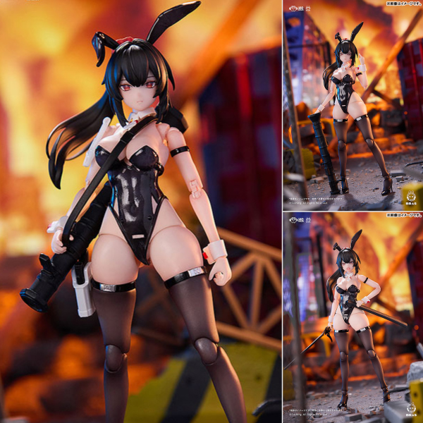 BUNNY RAPID ACTION SQUAD Attacker・ルナ 1/12 可動フィギュア[溯行Sushing]