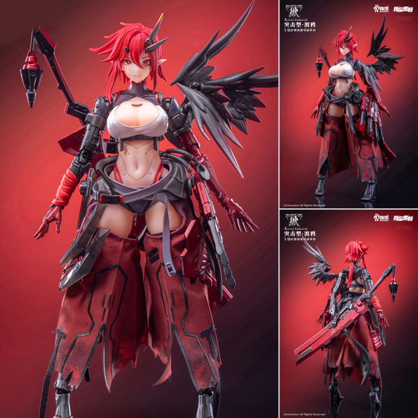 「WOLF-MASTIFF FORCE 鴉侍」 1/9 シームレスアクションフィギュア[大漫匠アニメスター]