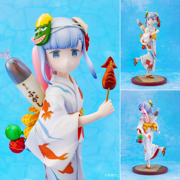 主人公・阿波連れいなのフィギュアが、あの「夏祭り」のシーンを思わせる浴衣姿で登場です。