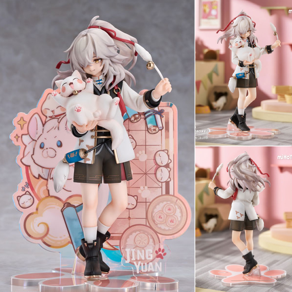 RISE UP+ 崩壊：スターレイル ちびねこシリーズフィギュア 景元Ver. 完成品フィギュア[RIBOSE]