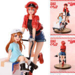 体の隅々の細胞へ酸素を運ぶ「赤血球」と、傷口をふさいで止血する「血小板」。 テレビアニメ『はたらく細胞』から、生き生きとはたらくふたりのフィギュアが登場！