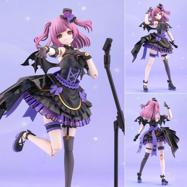 佐伯リツカ、小石川エマと同じ聖アイリス女学園高等部に通う3年生『如月ユエ』が歌姫「月」の衣装でプラモデル化されます。