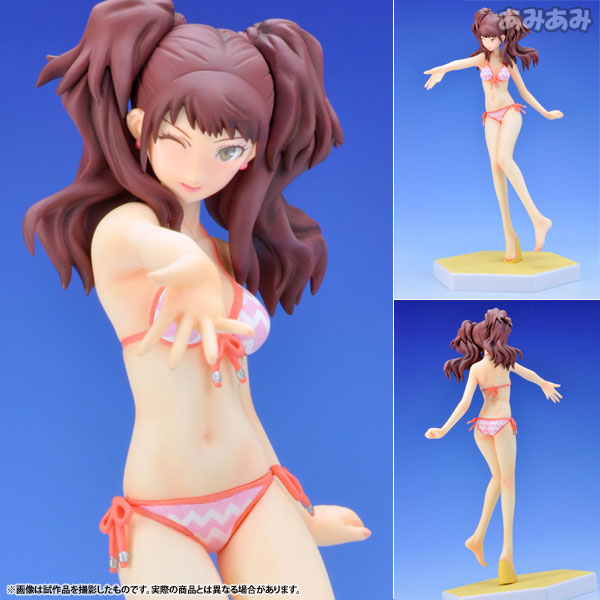 BEACH QUEENS ペルソナ4 久慈川りせ 1/10 完成品フィギュア[WAVE]「りせちー」の愛称で親しまれ、人気絶頂だった元アイドルの転入生「りせ」が躍動感あるポーズでフィギュア化！