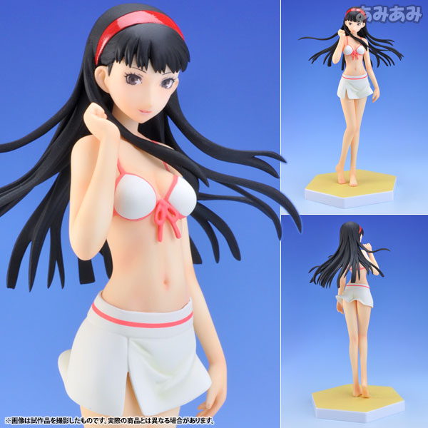 BEACH QUEENS ペルソナ4 天城雪子 1/10 完成品フィギュア[WAVE]成績優秀・品行方正で男子の憧れの的だが、本人はそれにまったく気付いていないという雪子を、実力派原型師、間崎祐介氏がアニメ8話に登場した水着姿でフィギュア化！