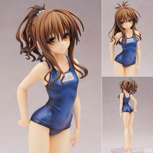 To LOVEる-とらぶる- ダークネス 結城美柑 スク水Ver. 1/7 完成品フィギュア[アルター]『To LOVEる -とらぶる- ダークネス』より、主人公の妹“結城美柑”がスク水姿で登場！水着を直す可愛らしい仕草で立体化しました。