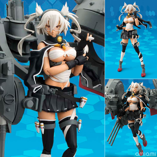 アーマーガールズプロジェクト 艦これ 武蔵改 『艦隊これくしょん-艦これ-』[バンダイ]AGP（アーマーガールズプロジェクト）「艦隊これくしょん -艦これ-」に大和型二番艦、改仕様の「武蔵」が抜錨！ 圧倒的なボリュームと可動軸が内蔵された展開ギミックを有する艤装はこだわりの造形で再現。