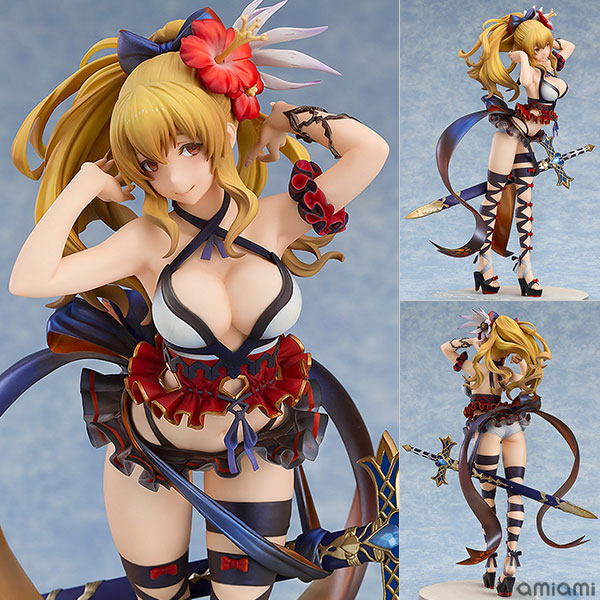 グランブルーファンタジー サマーバージョン ヴィーラ 1/8 完成品フィギュア[グッドスマイルカンパニー]ソーシャルゲーム『グランブルーファンタジー』より、城砦都市アルビオンの現領主「ヴィーラ」がサマーバージョンの水着姿で登場です。