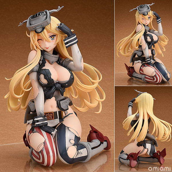 艦隊これくしょん -艦これ- Iowa(アイオワ)中破 軽兵装Ver. 1/8 完成品フィギュア[マックスファクトリー]Oh shit… ニッポンの高性能バスにお世話になるしかないわね…