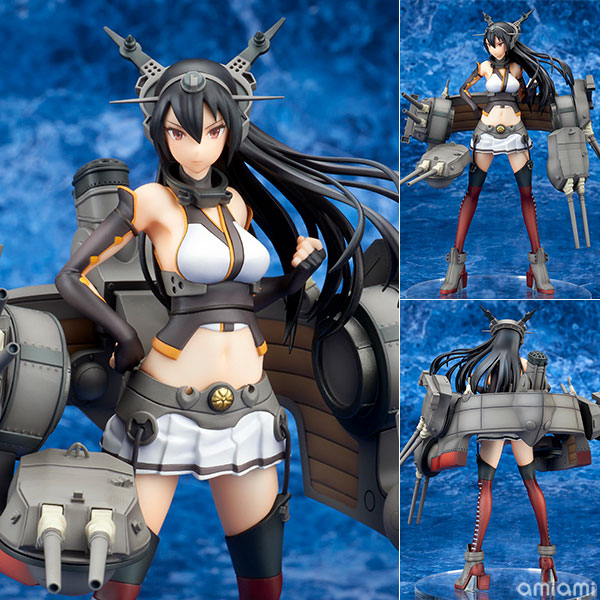 艦隊これくしょん -艦これ- 長門 完成品フィギュア[キューズQ]凛々しいゲーム中のポーズは、戦艦の風格を感じさせます。「艦これ」を代表する長門を、是非戦列に加えてください！