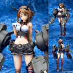 艦隊これくしょん -艦これ- 陸奥 完成品フィギュア[キューズQ]スカートから伸びる足に巻き付く錨が、フェティッシュな雰囲気です。陸奥が加われば、机上の艦隊が華やかになること、間違いなしです！