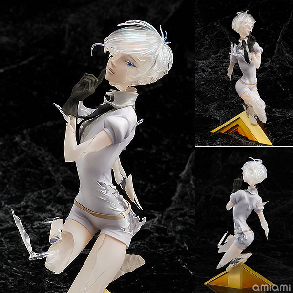 宝石の国 アンタークチサイト 完成品フィギュア[グッドスマイルカンパニー]原型制作：カミツレ小夜子 彩色：広瀬裕之(デコマスラボ) 大人気コミック『宝石の国』から、冬にのみ活動する宝石「アンタークチサイト」が登場。